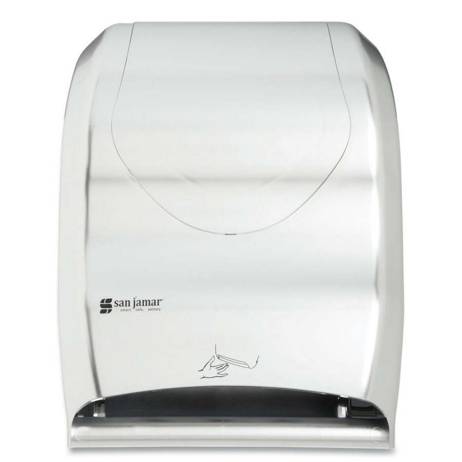 Facility Maintenance & Supplies San Jamar | San Jamar T1470Ss 16.5 In. X 9.75 In. X 12 In. Smart System With Iq Sensor Towel Dispenser - Silver