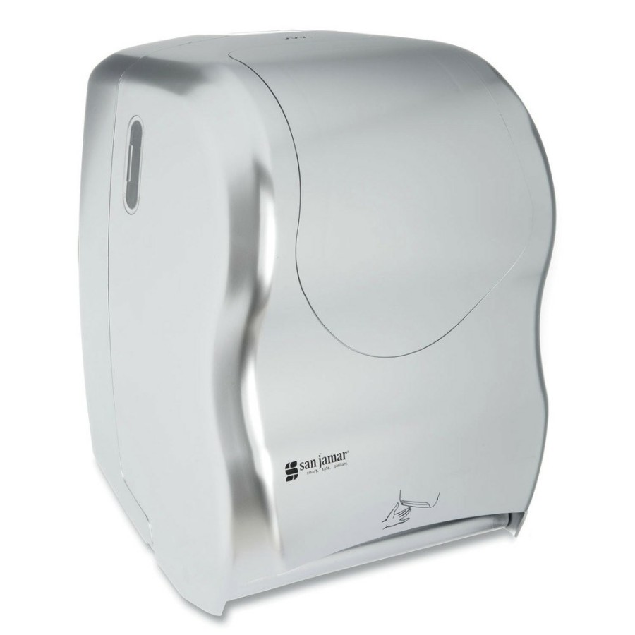 Facility Maintenance & Supplies San Jamar | San Jamar T1470Ss 16.5 In. X 9.75 In. X 12 In. Smart System With Iq Sensor Towel Dispenser - Silver