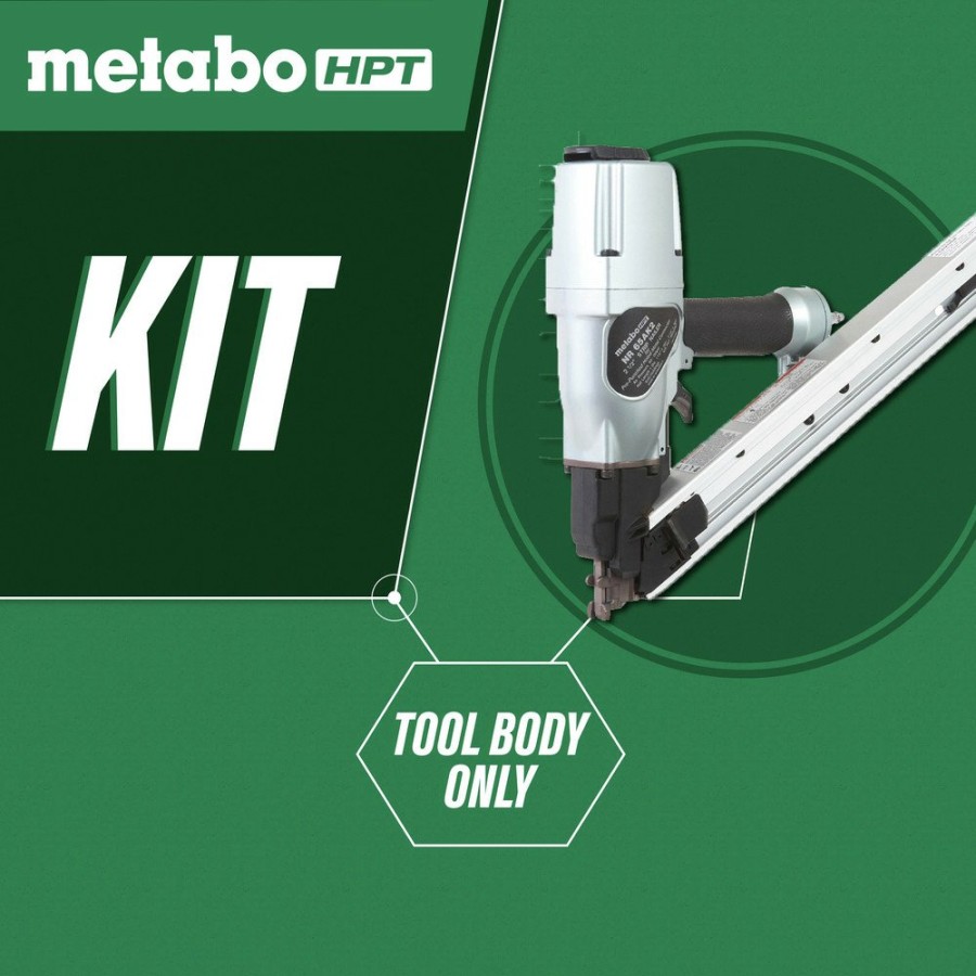 Air Tools And Equipment Metabo HPT Nail Guns | Metabo Hpt Nr65Ak2M 36 Degree 2-1/2 In. Strap-Tite Metal Connector Nailer