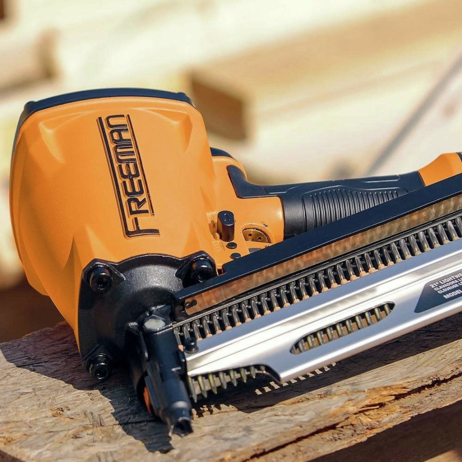 Air Tools And Equipment Freeman Nail Guns | Freeman G22183Clw 2Nd Generation 21 Degree 3-1/4 In. Pneumatic Full Round Head Framing Nailer