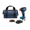 Power Tools Bosch Impact Drivers | Factory Reconditioned Bosch Gdx18V-1860Cb15-Rt 18V Freak Brushless Lithium-Ion 1/4 In. And 1/2 In. Cordless Connected-Ready Impact Driver Kit (4 Ah)