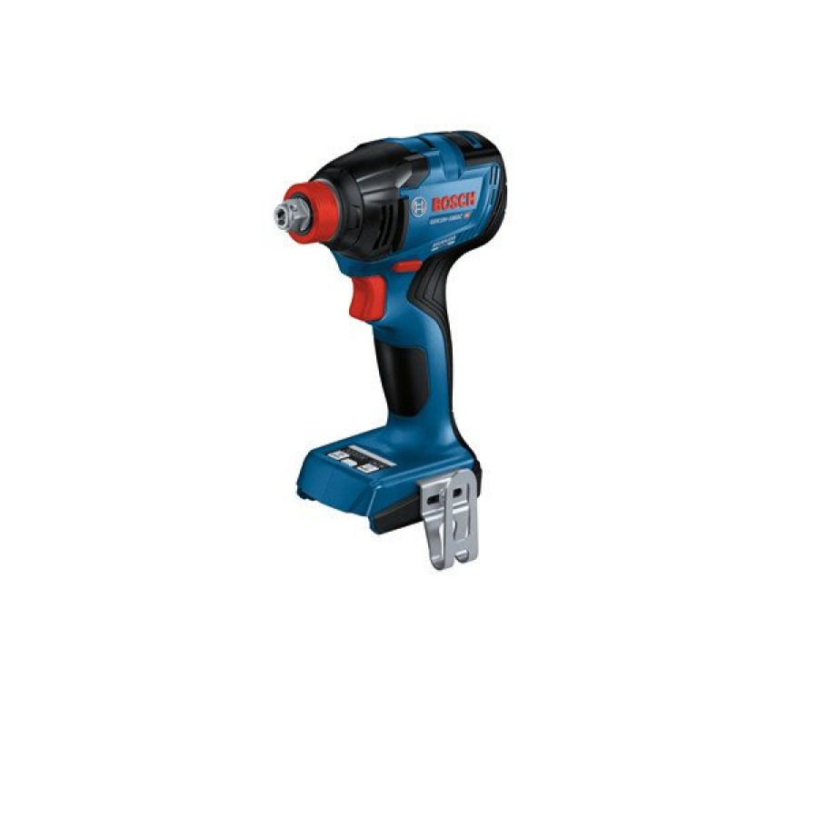 Power Tools Bosch Impact Drivers | Factory Reconditioned Bosch Gdx18V-1860Cb15-Rt 18V Freak Brushless Lithium-Ion 1/4 In. And 1/2 In. Cordless Connected-Ready Impact Driver Kit (4 Ah)