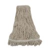 Facility Maintenance & Supplies Boardwalk Cleaning Tools | Boardwalk Bwk432C 32 Oz. Cotton Loop Web/Tailband Premium Standard Mop Head - White (12/Carton)