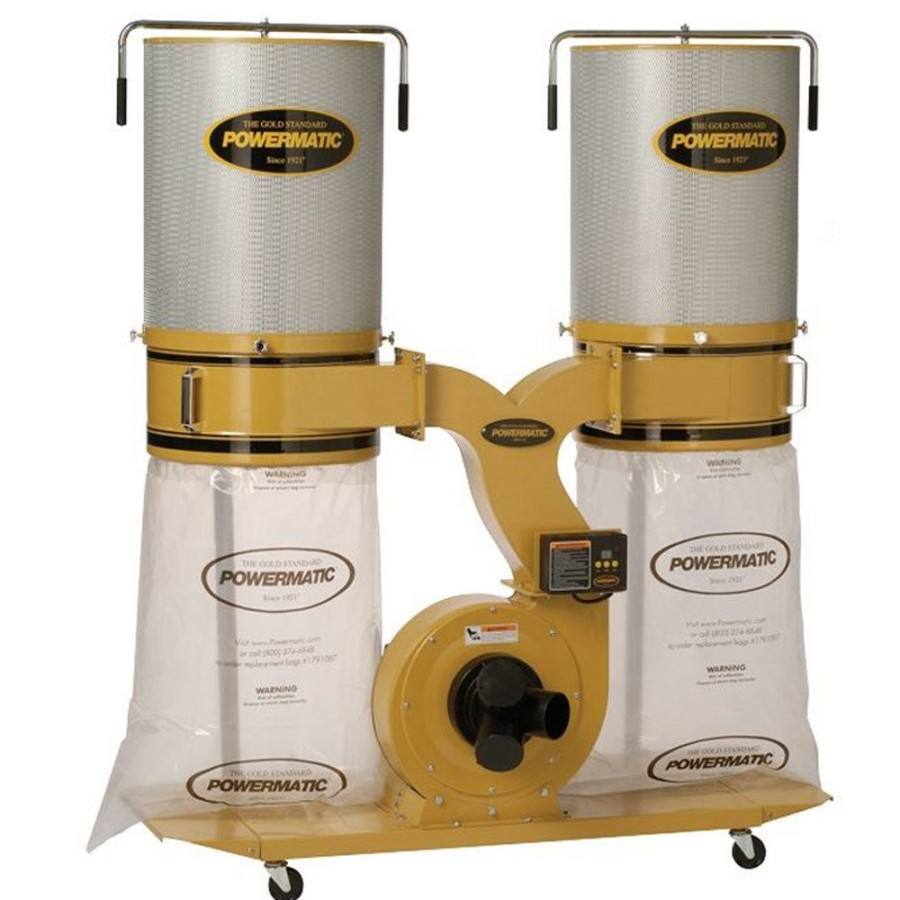 Woodworking Tools Powermatic Dust Collectors | Powermatic Pm1900Tx-Ck1 Dust Collector, 3Hp 1Ph 230V, 2-Micron Canister Kit