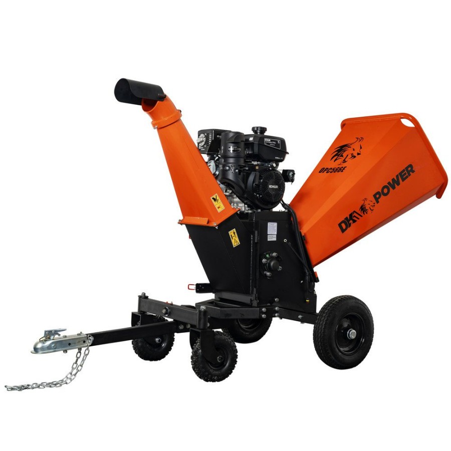 Outdoor Power Tools & Equipment Detail K2 | Detail K2 Opc566E 6 In. - 14Hp Kinetic Wood Chipper With Electric Start And Auto Blade Feed Kohler Ch440 Command Pro Commercial Gas Engine