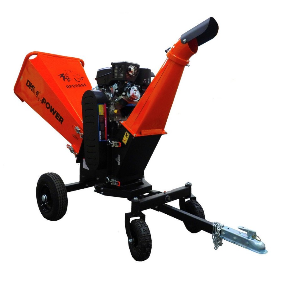 Outdoor Power Tools & Equipment Detail K2 | Detail K2 Opc566E 6 In. - 14Hp Kinetic Wood Chipper With Electric Start And Auto Blade Feed Kohler Ch440 Command Pro Commercial Gas Engine