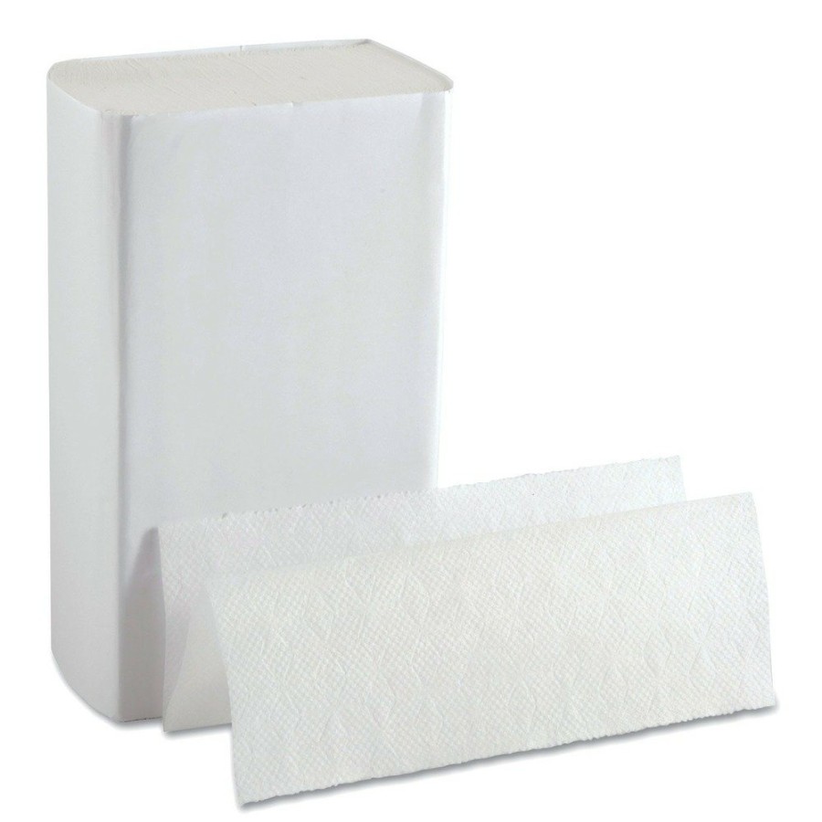 Facility Maintenance & Supplies Georgia Pacific Professional | Georgia Pacific Professional 33587 Pacific Blue Ultra 10.2 In. X 10.8 In. 1-Ply Paper Towels - White (220/Pack, 10-Packs/Carton)