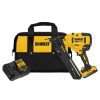 Power Tools Dewalt Nailers | Dewalt Dcn650D1 20V Max Xr Brushless Lithium-Ion Cordless 15 Gauge Angled Finish Nailer Kit (2 Ah)