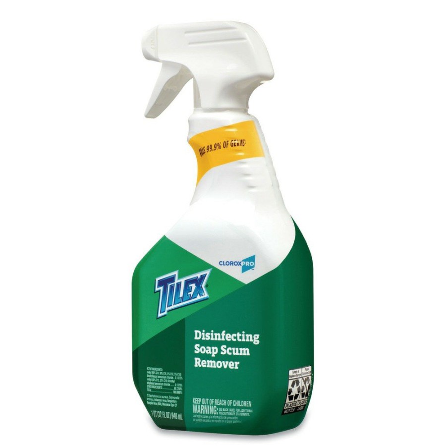 Facility Maintenance & Supplies Tilex Cleaners | Tilex 35604 32 Oz. Smart Tube Spray Soap Scum Remover And Disinfectant (9/Carton)