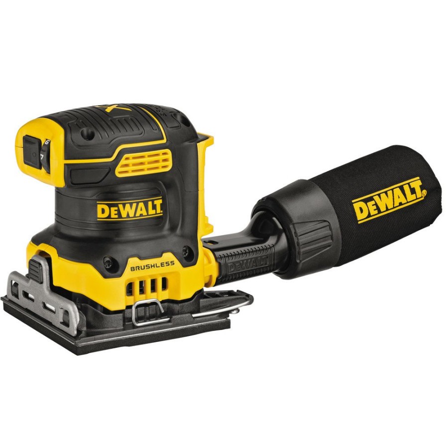 Power Tools Dewalt Sheet Sanders | Dewalt Dcw200B 20V Max Xr Brushless Lithium-Ion 1/4 Sheet Cordless Variable Speed Sander (Tool Only)