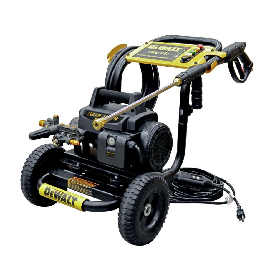 Outdoor Power Tools & Equipment Dewalt | Dewalt 60607 1500 Psi 1.8 Gpm Electric Pressure Washer