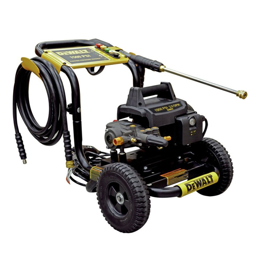 Outdoor Power Tools & Equipment Dewalt | Dewalt 60607 1500 Psi 1.8 Gpm Electric Pressure Washer