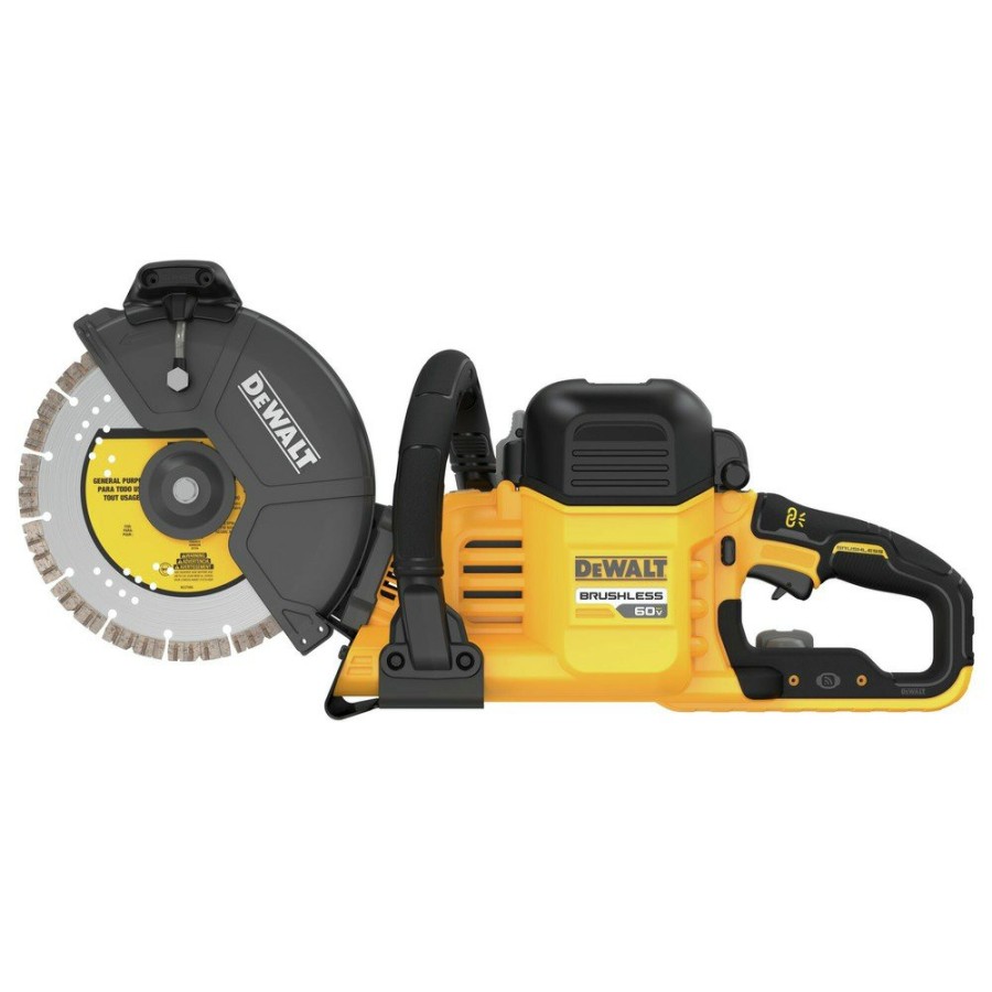 Concrete Tools Dewalt | Dewalt Dcs692X2 60V Max Brushless Lithium-Ion 9 In. Cordless Cut Off Saw Kit (9 Ah)