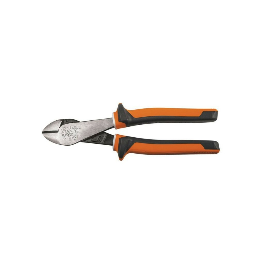 Hand Tools Klein Tools | Klein Tools 200028Eins Insulated 8 In. Slim Handle Diagonal Cutting Pliers