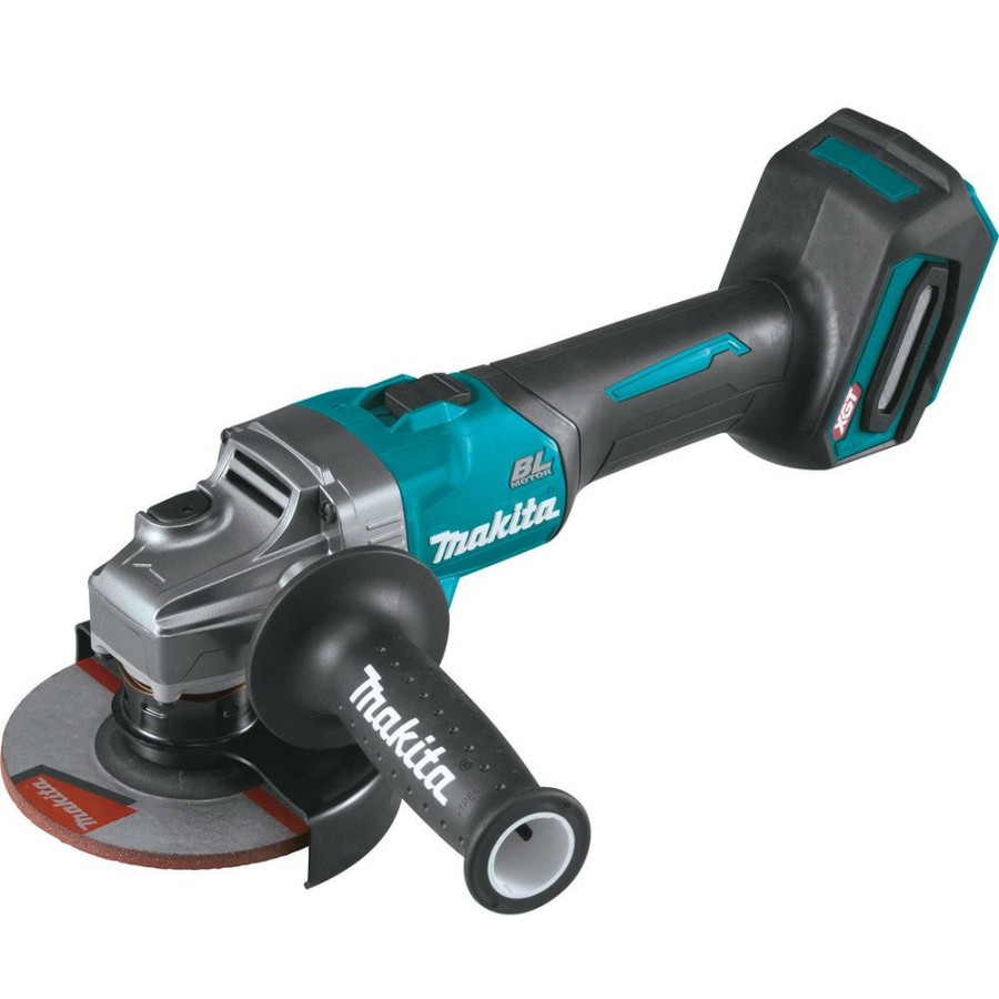 Power Tools Makita Angle Grinders | Makita Gag01Z 40V Max Xgt Brushless Lithium-Ion 4-1/2 In./5 In. Cordless Cut-Off/Angle Grinder With Electric Brake (Tool Only)