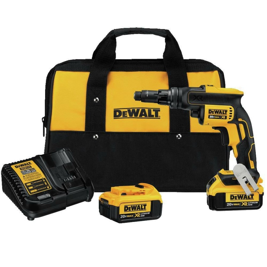 Power Tools Dewalt Screw Guns | Dewalt Dcf622M2 20V Max Xr Versa-Clutch Adjustable Torque Screwgun Kit (4.0 Ah)