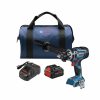 Power Tools Bosch Drill Drivers | Bosch Gsr18V-1330Cb14 18V Profactor Brushless Lithium-Ion 1/2 In. Cordless Drill Driver Kit (8 Ah)