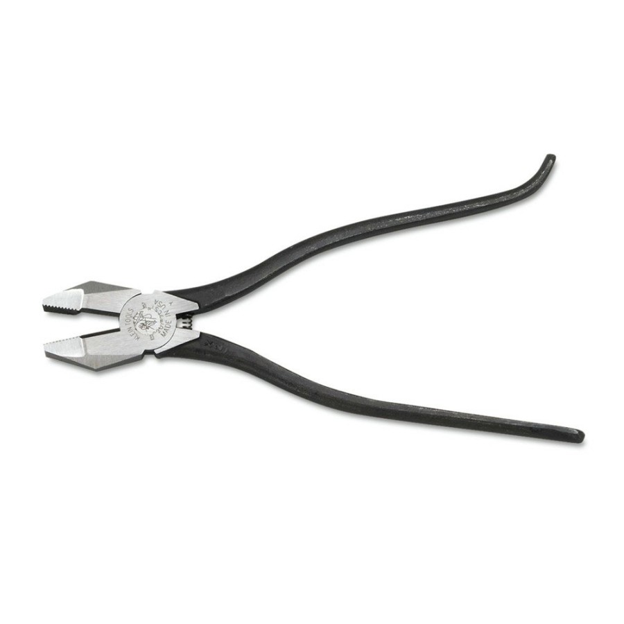 Hand Tools Klein Tools | Klein Tools 201-7Cst Ironworkers Work Pliers, 8 3/4 In Length, 5/8 In Cut, Plain Hook Bend Handle