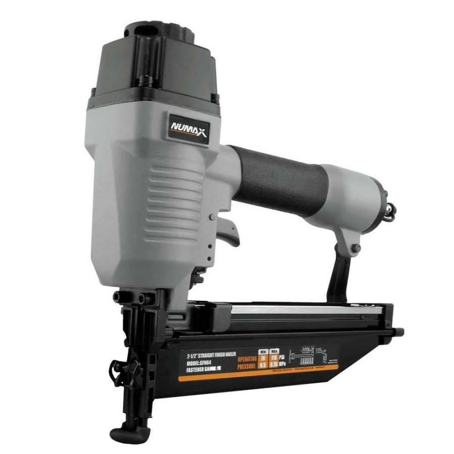 Air Tools And Equipment NuMax Nail Guns | Numax Sfn64 16 Gauge 2-1/2 In. Straight Finish Nailer