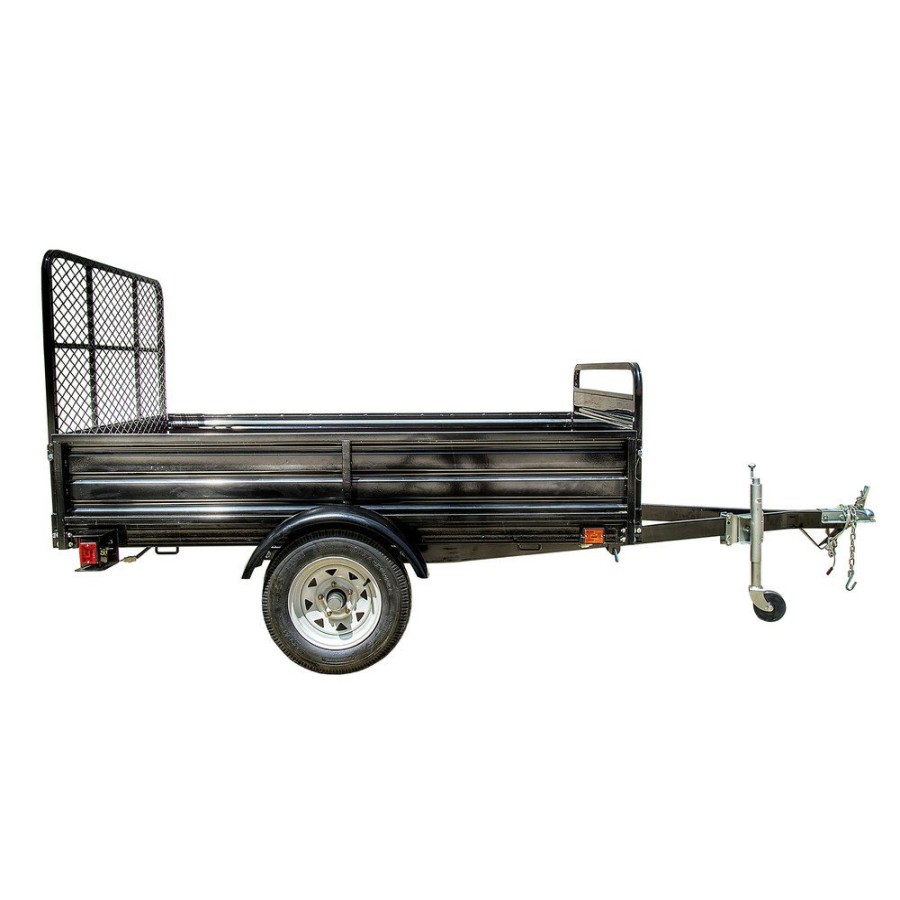 Tool Storage Detail K2 | Detail K2 Mmt5X7-Dug 5 Ft. X 7 Ft. Multi Purpose Utility Trailer Kits With Drive Up Gate (Black Powder-Coated)