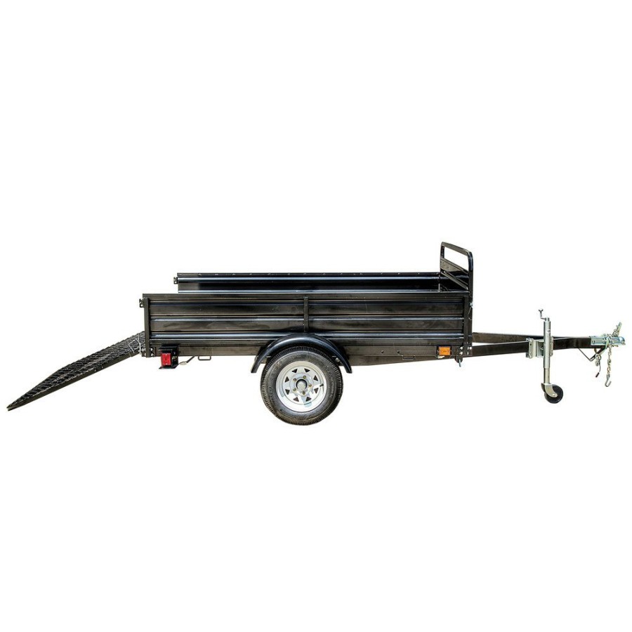 Tool Storage Detail K2 | Detail K2 Mmt5X7-Dug 5 Ft. X 7 Ft. Multi Purpose Utility Trailer Kits With Drive Up Gate (Black Powder-Coated)