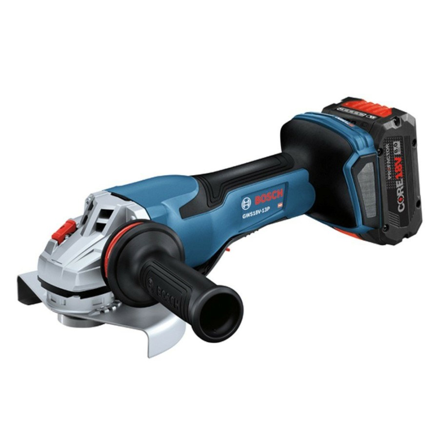 Power Tools Bosch Angle Grinders | Bosch Gws18V-13Pb14 18V Profactor Brushless Lithium-Ion 5 - 6 In. Cordless Angle Grinder With Paddle Switch (8 Ah)