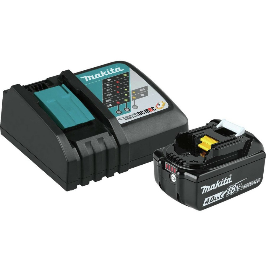 Batteries & Chargers Makita | Makita Bl1840Bdc1 18V Lxt 4 Ah Lithium-Ion Compact Battery And Rapid Charger Kit