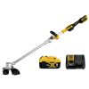 Outdoor Power Tools & Equipment Dewalt String Trimmers | Dewalt Dcst922P1 20V Max Lithium-Ion Cordless 14 In. Folding String Trimmer Kit (5 Ah)