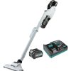 Vacuums Makita | Makita Glc03R1 40V Max Xgt Brushless Lithium-Ion Cordless Cyclonic 4 Speed Hepa Filter Compact Stick Vacuum Kit (2 Ah)