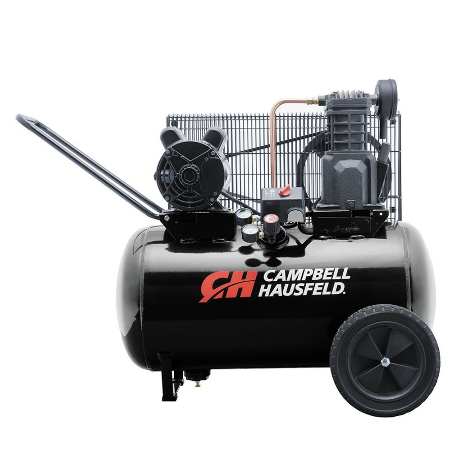 Air Tools And Equipment Campbell Hausfeld Portable Air Compressors | Campbell Hausfeld Vt6182 3.7 Hp 20 Gallon Oil-Lube Horizontal Portable Air Compressor