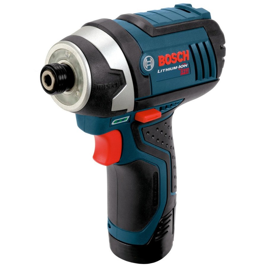 Power Tools Bosch Impact Drivers | Bosch Ps41-2A 12V Max Compact Lithium-Ion Cordless Impact Driver Kit (2 Ah)