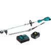 Outdoor Power Tools & Equipment Makita | Makita Xux02Sm1X2 18V Lxt Brushless Li-Ion Cordless Couple Shaft Power Head Kit With 13 In. String Trimmer Attachment And 20 In. Hedge Trimmer Attachment (4 Ah)