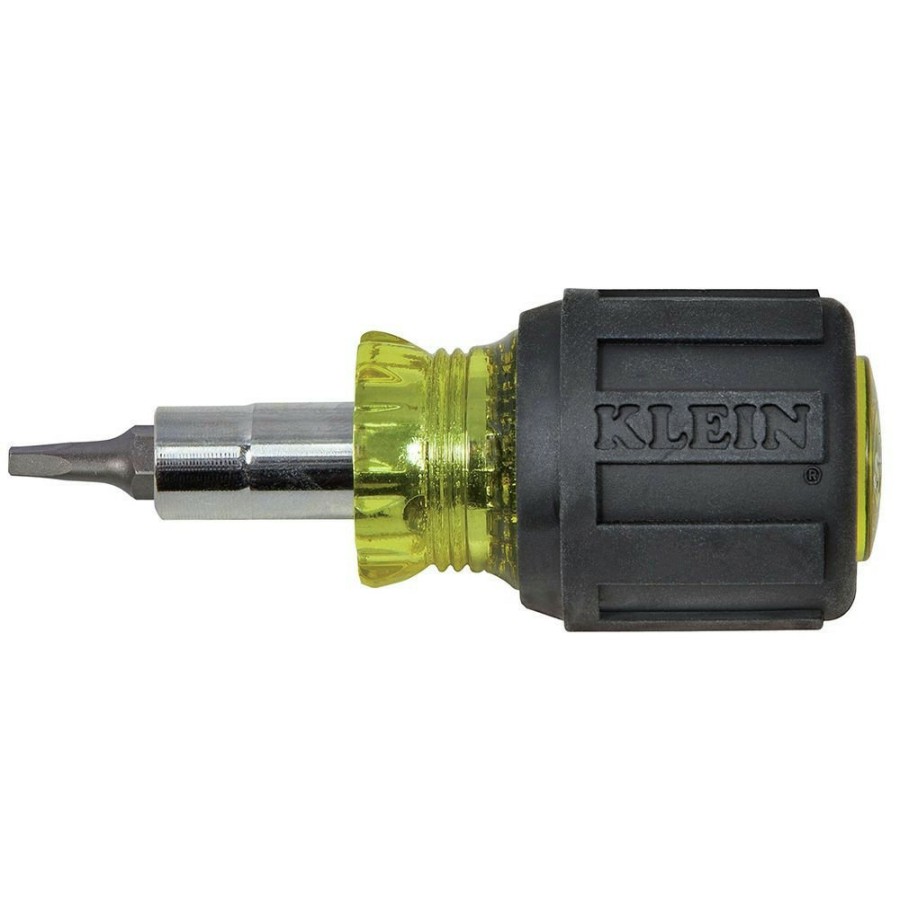 Hand Tools Klein Tools | Klein Tools 32562 6-In-1 Stubby Multi-Bit Screwdriver / Nut Driver