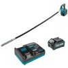 Power Tools Makita | Makita Grv01M1 40V Max Xgt Brushless Lithium-Ion 5-1/2 Ft. Cordless Concrete Vibrator Kit (4 Ah)