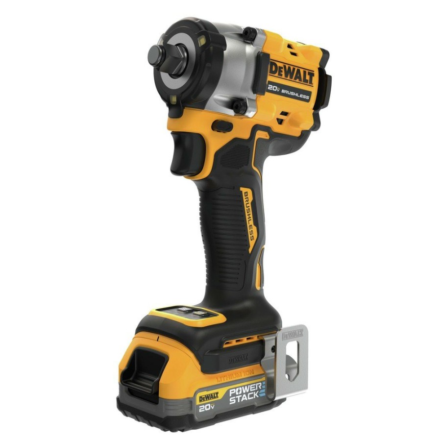 Power Tools Dewalt | Dewalt Dcf921E1 20V Max Brushless Lithium-Ion 1/2 In. Cordless Compact Impact Wrench Kit (1.7 Ah)