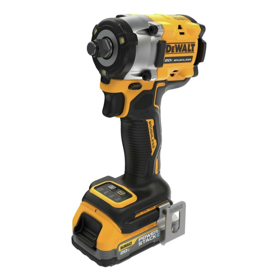 Power Tools Dewalt | Dewalt Dcf921E1 20V Max Brushless Lithium-Ion 1/2 In. Cordless Compact Impact Wrench Kit (1.7 Ah)