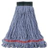 Facility Maintenance & Supplies Rubbermaid Commercial Cleaning Tools | Rubbermaid Commercial Fga25206Bl00 Web Foot Shrinkless Cotton/Synthetic Medium Wet Mop Head (6/Carton)