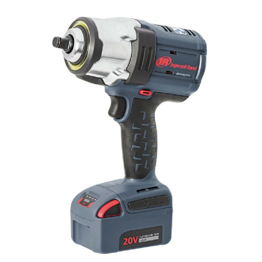 Power Tools Ingersoll Rand | Ingersoll Rand Irtw7152-K22 Brushless Lithium-Ion 1/2 In. Cordless High-Torque Impact Wrench Kit (5 Ah)