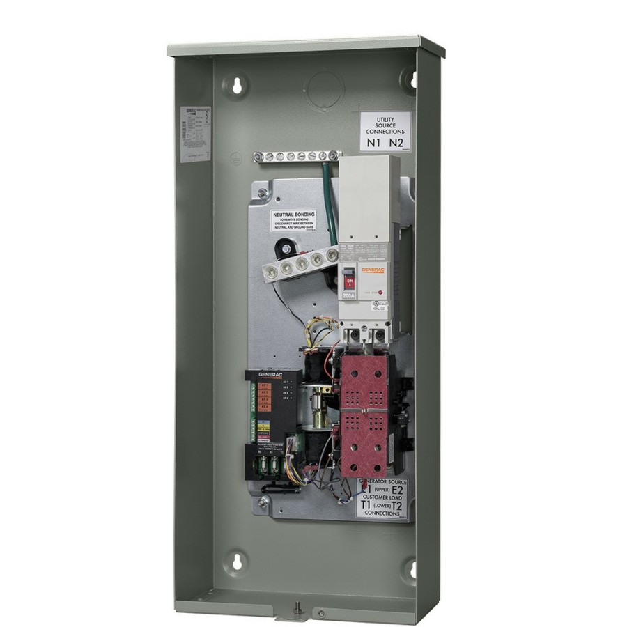 Power Generators Generac | Generac Rxsw200A3 200 Amp Service Rated Whole House Automatic Transfer Switch 120/240V Single Phase Nema 3R