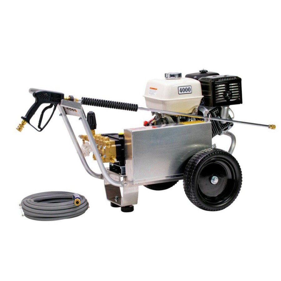 Outdoor Power Tools & Equipment Pressure-Pro | Pressure-Pro Eb4040Hg-20 Eagle Heavy Duty Professional 4,000 Psi 4.0 Gpm Gas Belt Drive Pressure Washer With Gx390 Honda Engine And General Pump