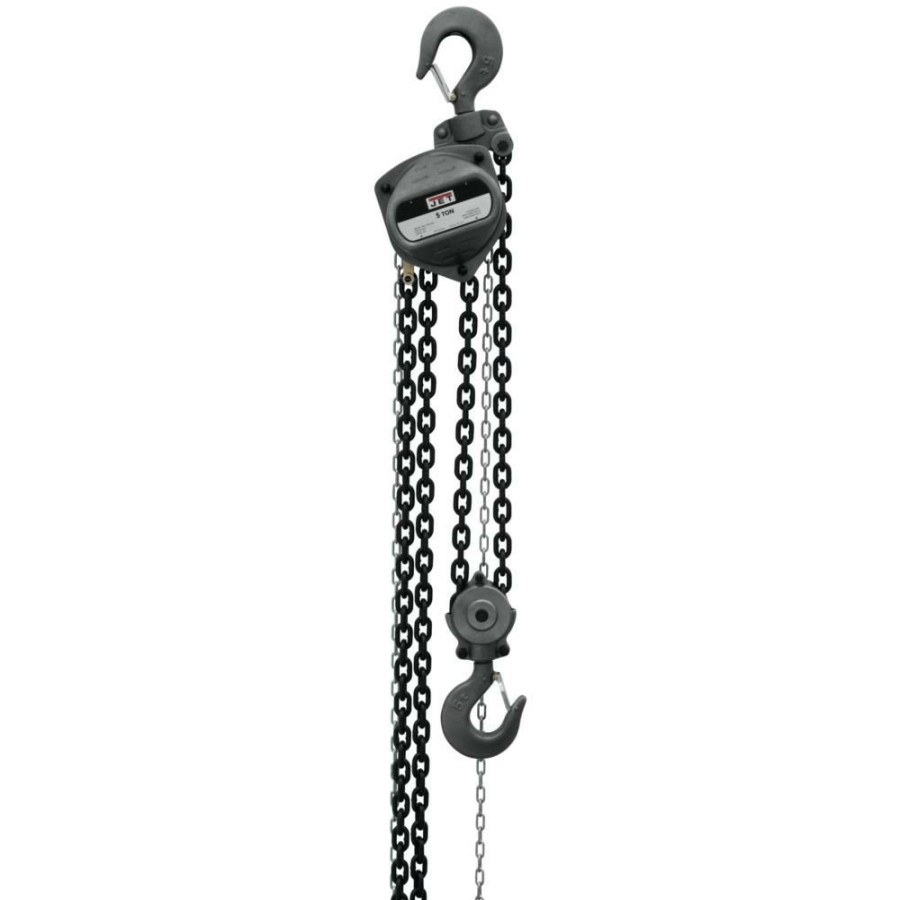 Material Handling JET | Jet S90-500-30 S90 Series 5 Ton 30 Ft. Lift Hand Chain Hoist