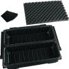 Tool Storage Makita | Makita P-83680 2 Row Insert Tray With 6 Dividers And Foam Lid For Makpac Interlocking Case