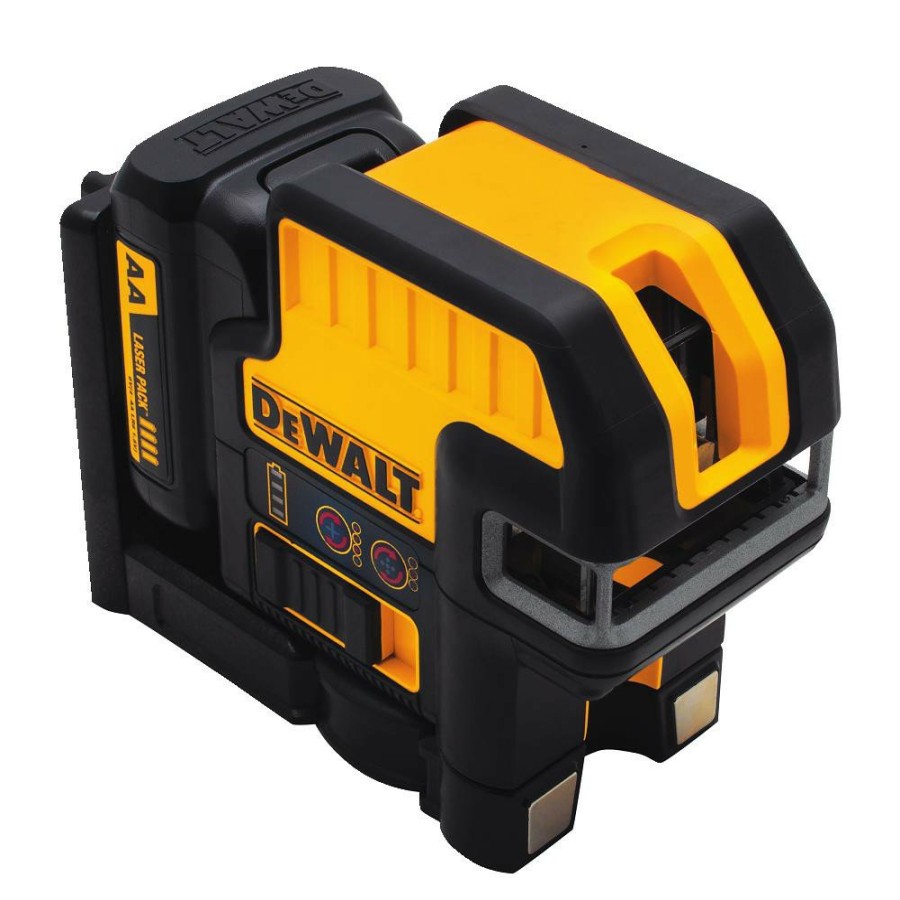 Hand Tools Dewalt Rotary Lasers | Dewalt Dw0825Lr 12V Max Compatible 5 Spot Cross Line Red Laser