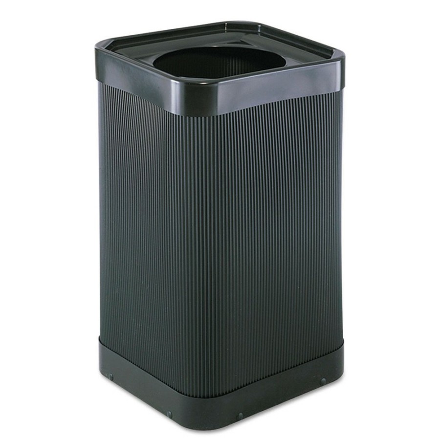 Facility Maintenance & Supplies Safco | Safco 9790Bl At-Your-Disposal 38-Gallon Top-Open Waste Receptacle - Black