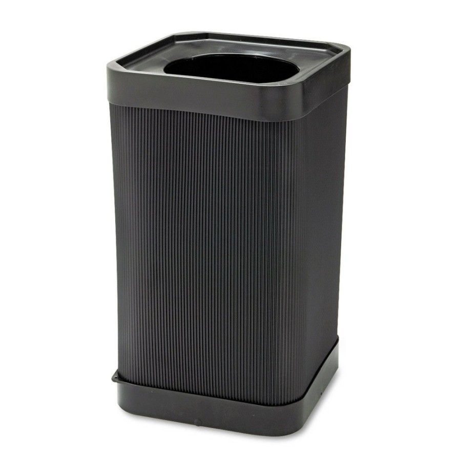 Facility Maintenance & Supplies Safco | Safco 9790Bl At-Your-Disposal 38-Gallon Top-Open Waste Receptacle - Black