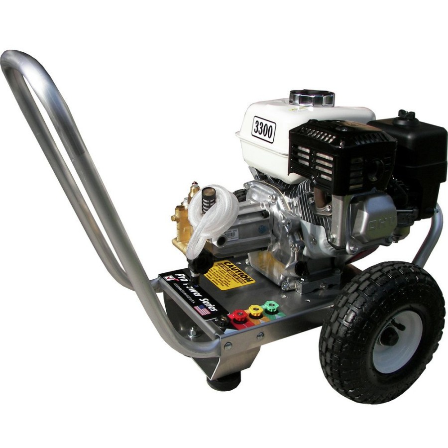 Outdoor Power Tools & Equipment Pressure-Pro | Pressure-Pro Pps2533Hai Pro Power 3300 Psi 2.5 Gpm Cold Water Gas Engine Pressure Washer With Gx200 Honda Engine And Ar Rmv25G30 Pump