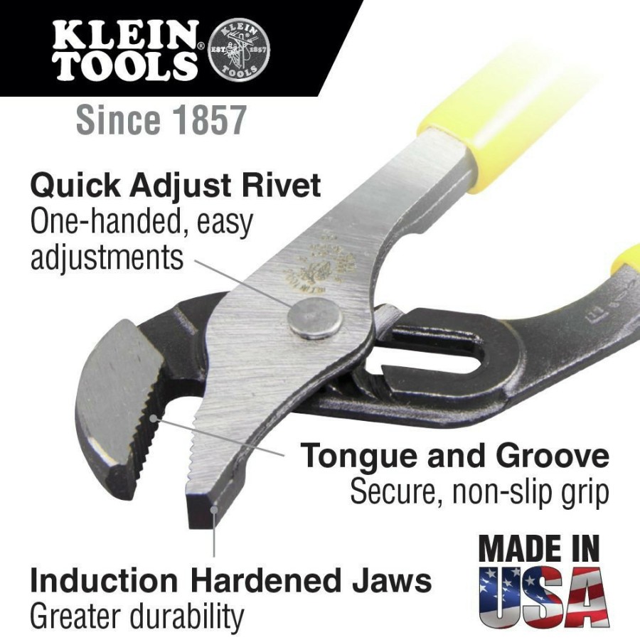 Hand Tools Klein Tools | Klein Tools D502-10 10 In. Pump Pliers