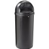 Facility Maintenance & Supplies Rubbermaid Commercial | Rubbermaid Commercial Fg816088Bla Marshal 15-Gallon Plastic Round Classic Container - Black