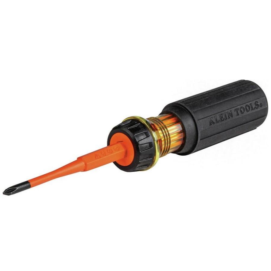 Hand Tools Klein Tools | Klein Tools 32286 2-In-1 Flip-Blade Insulated Screwdriver