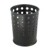 Facility Maintenance & Supplies Safco | Safco 9740Bl 6-Gallon Steel Bubble Wastebasket - Black